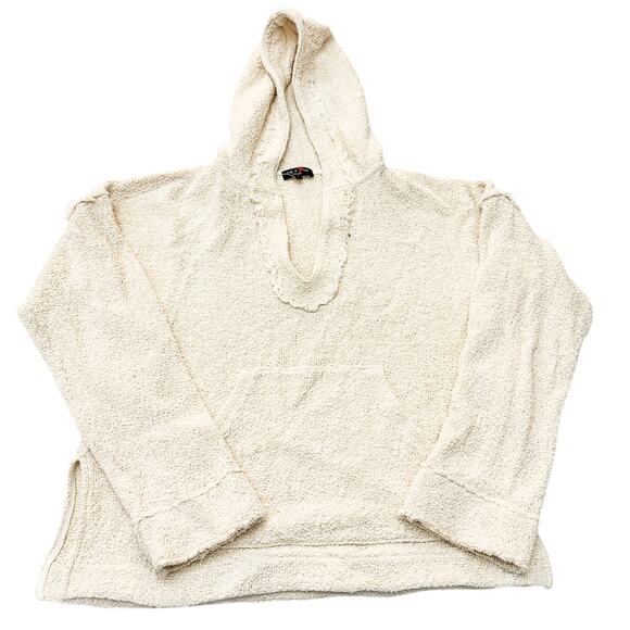 Rag & Bone Cream Ecru Pullover Hooded Sweater Alice Size Small - Picture 1 of 5